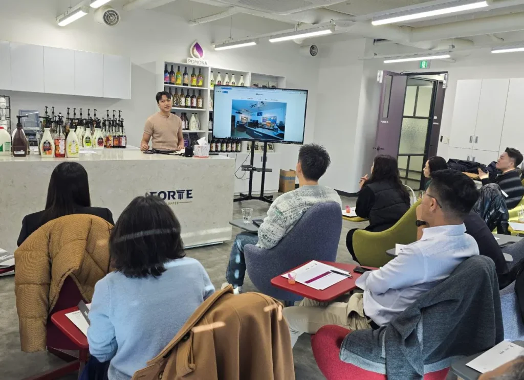 Meeting with Pomona Distributors from different countries at POMONA HQ in South Korea