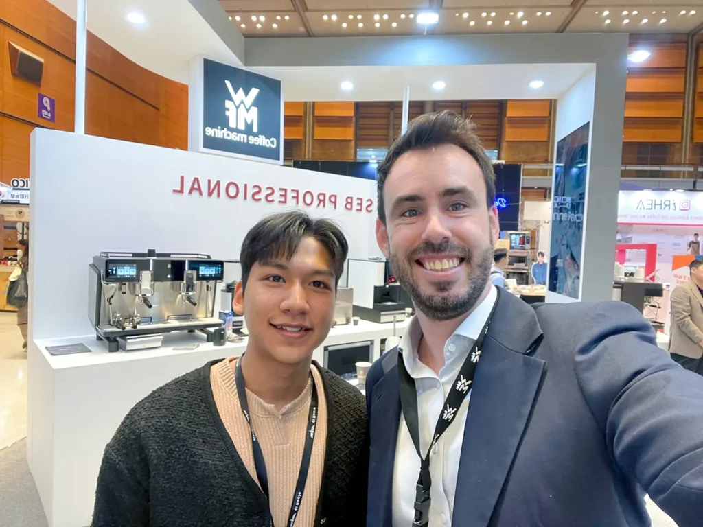 Meeting with suppliers in Cafe Show Korea 2025