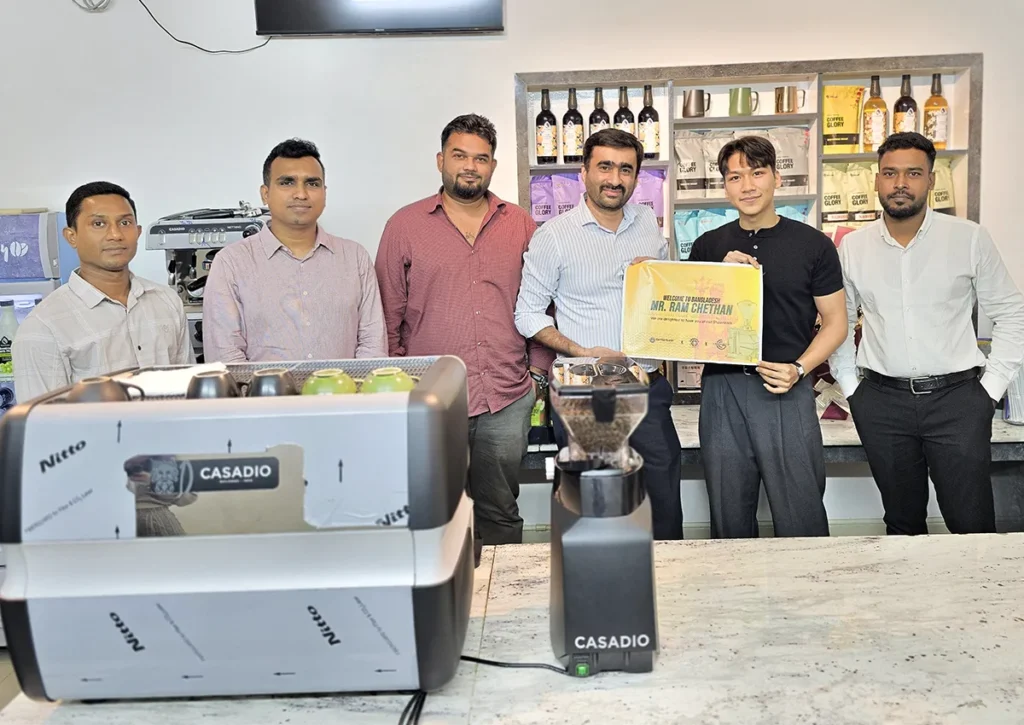 Visit from Cimbali Group