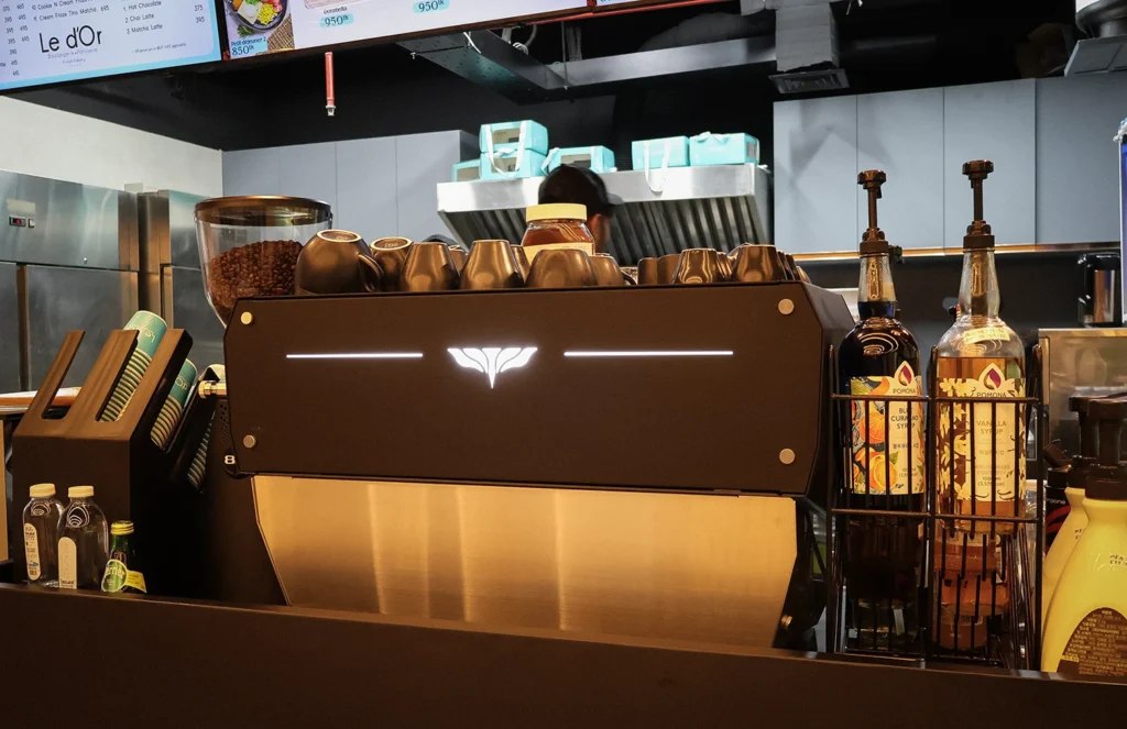 El Rocio Dignity Dual Coffee Machine set-up at Le d'Or - Dhanmondi 9 (Kalabagan)